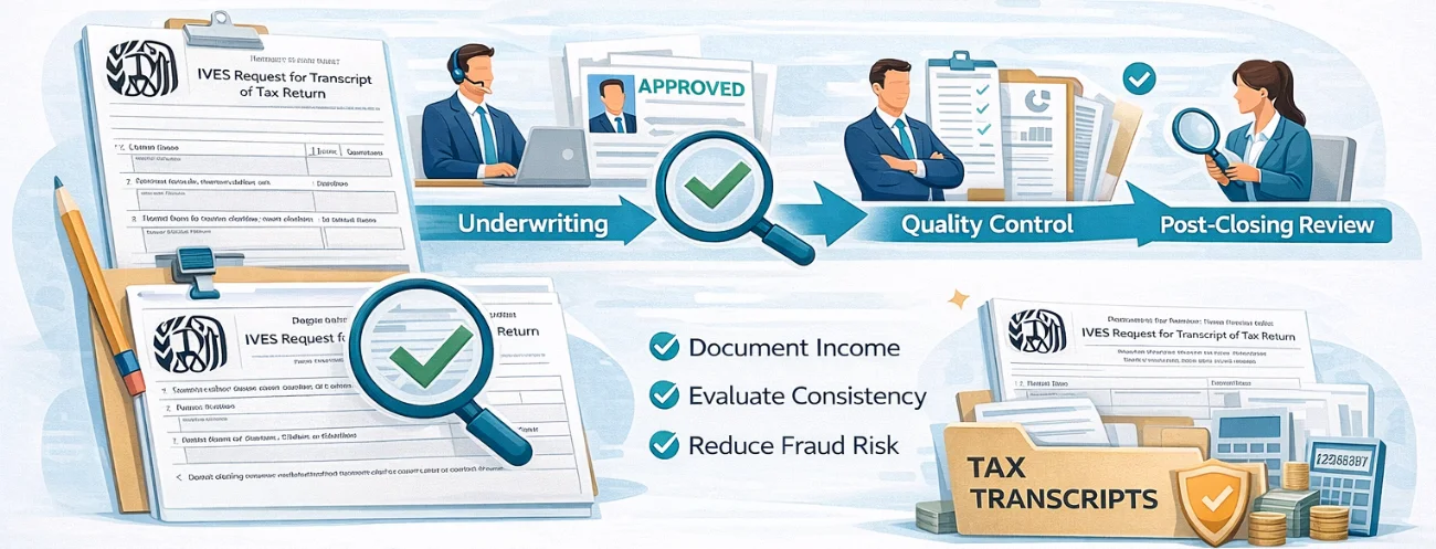 How lenders use IRS Form 4506-C in mortgage underwriting to verify borrower income
